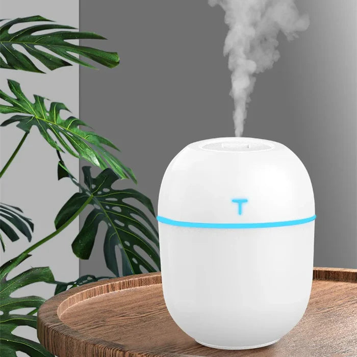 Mini Umidificador, Difusor e Aromatizador de Ambientes
